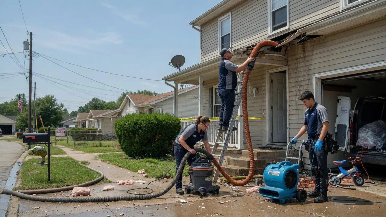 Water Damage Restoration in Divernon, IL near me